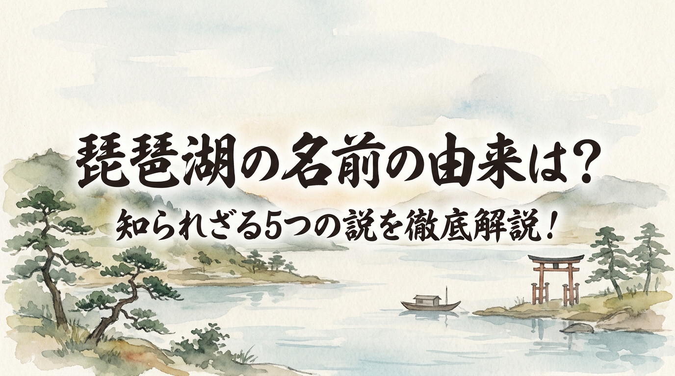 琵琶湖の名前の由来は？知られざる5つの説を徹底解説！