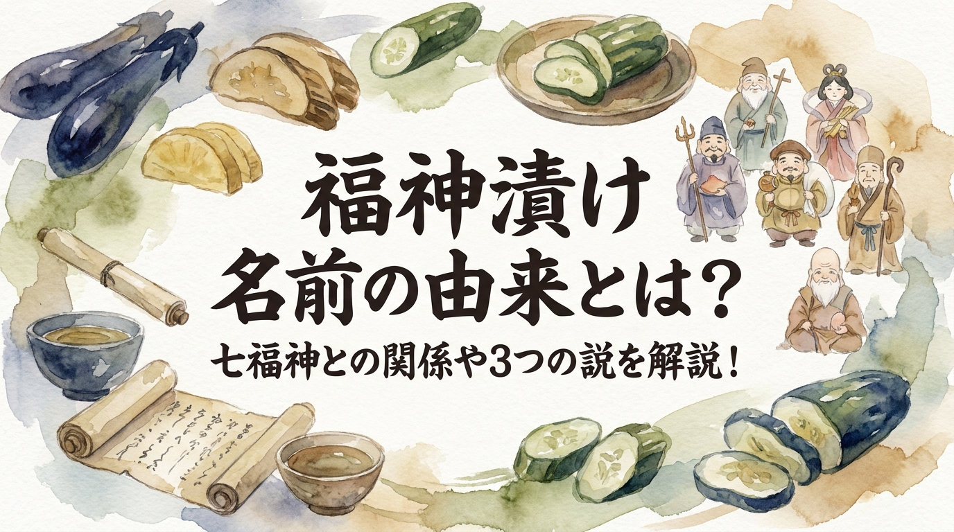 福神漬 け 名前の由来とは？七福神との関係や3つの説を解説！
