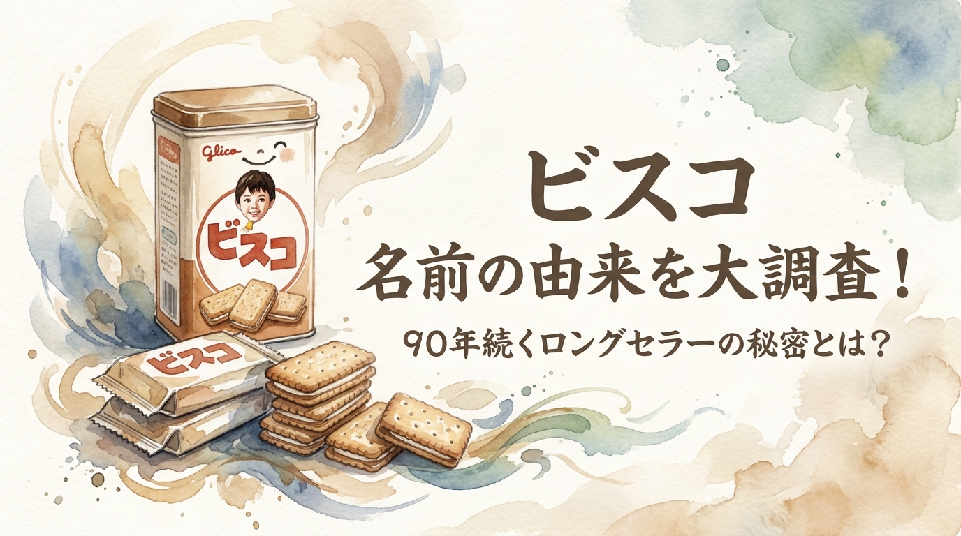 ビスコ 名前の由来を大調査!90年続くロングセラーの秘密とは?