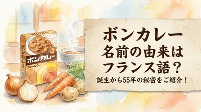 ボンカレー 名前の由来はフランス語？誕生から55年の秘密をご紹介！