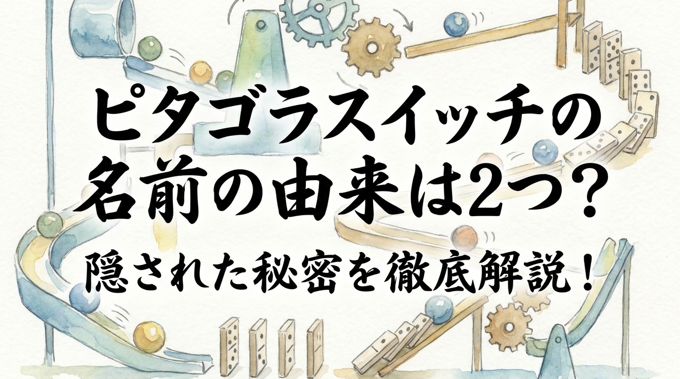 ピタゴラスイッチの名前の由来は2つ？隠された秘密を徹底解説！