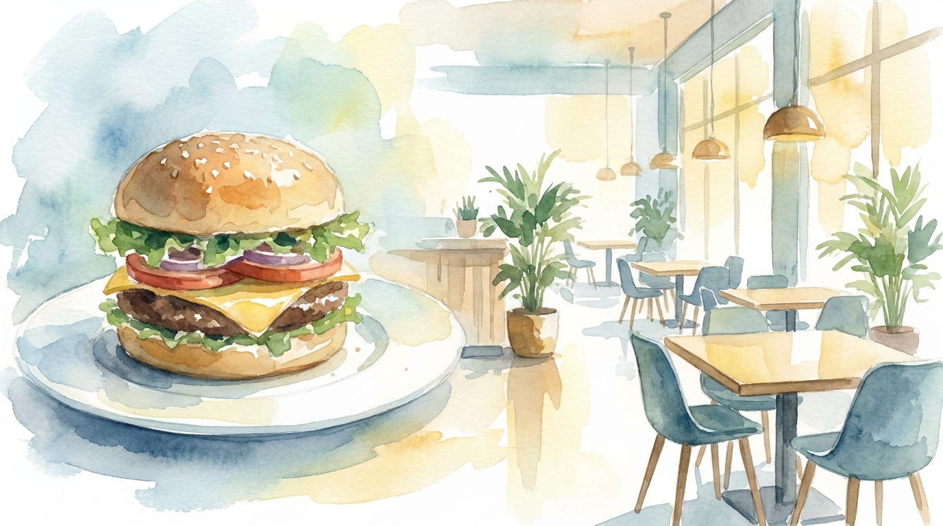 「絶品バーガー」と「カフェテリア」が組み合わされた3つの理由