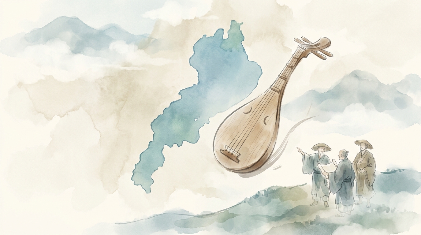 どうして昔の人は湖の形が「琵琶」に似ていると分かったの？