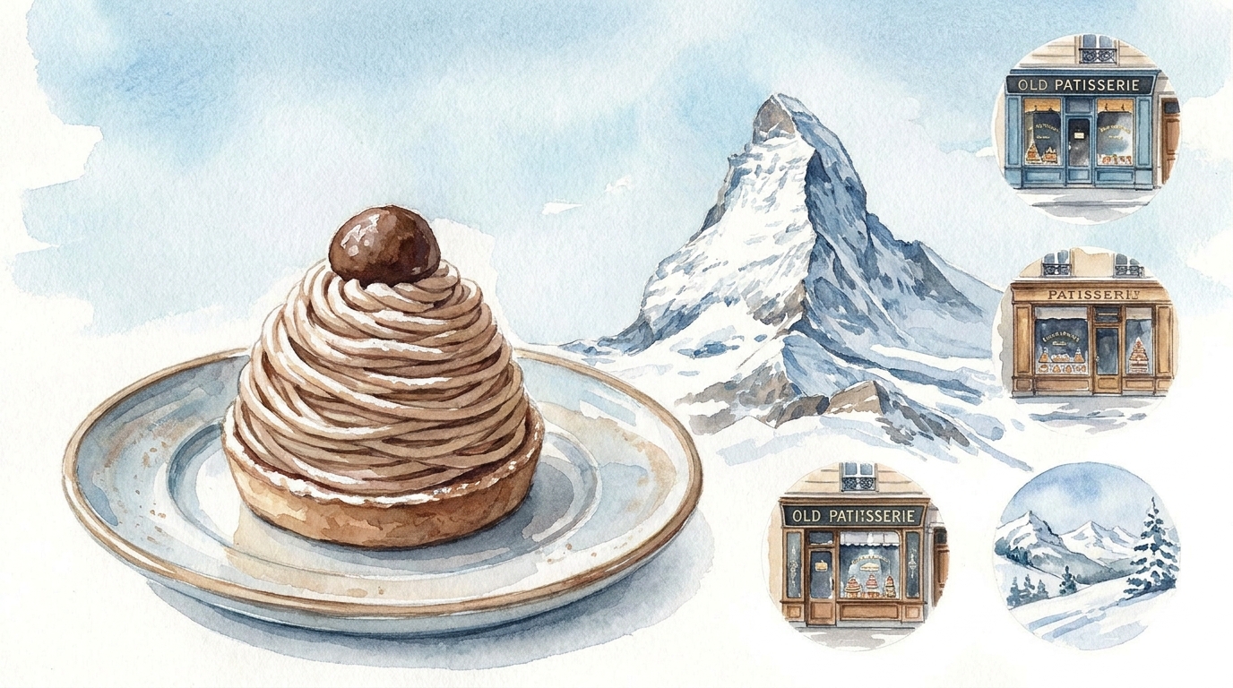 名前の由来は美しい雪山！形や意味を楽しむ素敵なスイーツ