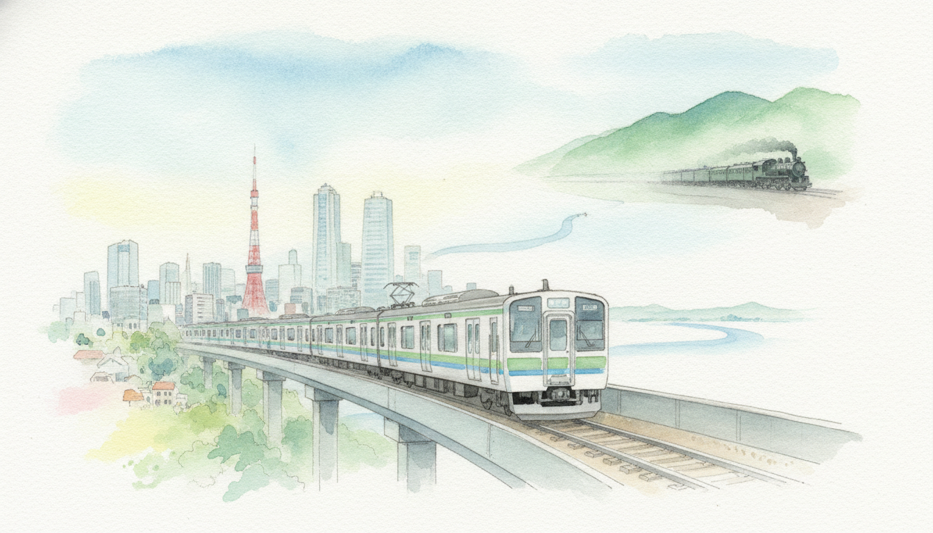 京浜東北線の名前は「京浜間」と「東北本線」を組み合わせた通称です