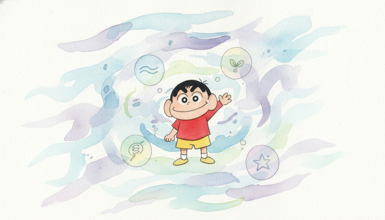 野原しんのすけの名前の由来は「雨でにじんだメモ」から生まれた奇跡！
