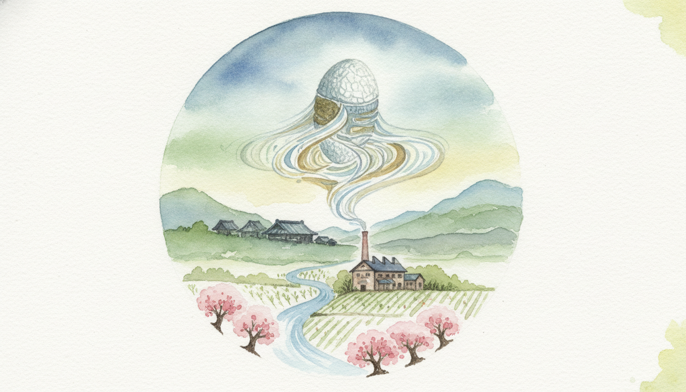 地域発展の願いが込められた「郡是（ぐんぜ）」が社名のルーツです