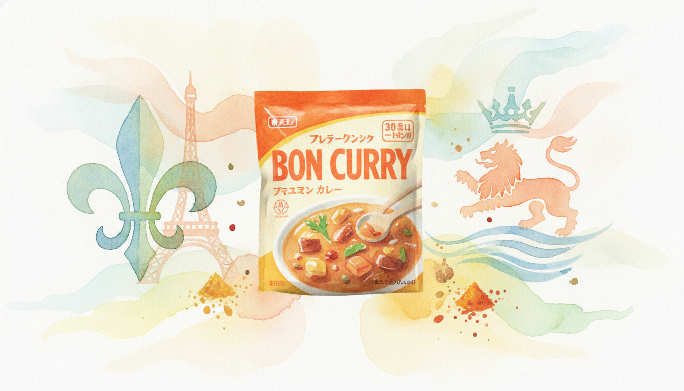ボンカレー 名前の由来はフランス語と英語の組み合わせ！